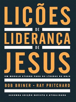cover image of Lições de liderança de Jesus